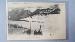Concours De Skis , Montgenèvre , Le Saut Du Norvégien Nansen , 32 Metres - Deportes De Invierno