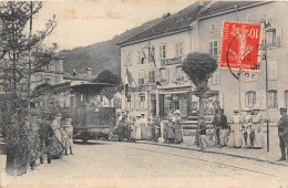 88-RAON-L'ETAPE - PLACE DU MARCHE PASSAGE DU TRAMWAY DE LA VALLEE DE CELLES - Raon L'Etape