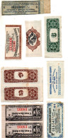 Rare Lot De 10 Bons  Ou Coupons  De Dividende  * Accion Banco Nacional  De México * Portuguezes Et Bank Of Egypt - Vrac - Billets