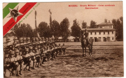 Italia  1908 Cartolina Scuola Militare Modena Nuova, - Propaganda Di Guerra