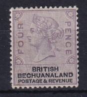 Bechuanaland: 1888   QV   SG13   4d    MH - 1885-1895 Crown Colony