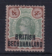 Bechuanaland: 1891/1904   QV 'British Bechuanaland' OVPT   SG35   4d   MH - 1885-1895 Kronenkolonie