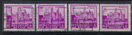 Zegel Nr. 308  Voorafstempeling Nr. 5964 HASSELT 1930  In De 4 Posities , A  B  C  En D ; Staat Zie Scan ! LOT 353 - Rolstempels 1930-..