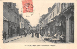 27-LOUVIERS- LA RUE DU NEUBOURG - Louviers