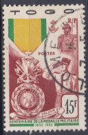 Togo 1952 N° 255 Centenaire De La Médaille Militaire (J1) - Gebruikt