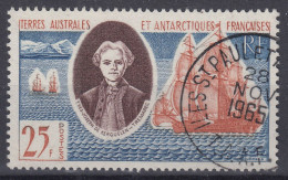 TIMBRE TAAF CHEVALIER DE KERGUELEN N° 18 OBLITERATION ILES ST PAUL ET AMSTERDAM - Used Stamps