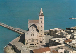 CARTOLINA  TRANI,PUGLIA-LA CATTEDRALE ROMANICA (sec.XII) VISTA DALL'AEREO-STORIA,MEMORIA,CULTURA,RELIGIONE,NON VIAGGIATA - Trani