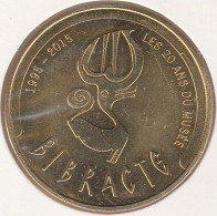 MONNAIE DE PARIS 2015 - 71 SAINT-LEGER Musée De Bibracte – Les 20 Ans Du Musée - 2015