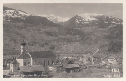 D7441) SCHRUNS Im Montafon - Vorarlberg - Kirche U. Häuser Details Im Vordergrund ALT - Schruns