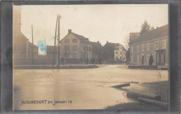 25-AUDINCOURT- CARTE-PHOTO 1910- INNONDATION - Autres & Non Classés