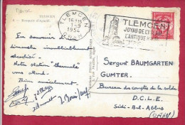 Y&T N°FM12 TLEMCEN Vers SIDI BEL ABBES  1954 - War Of Algeria