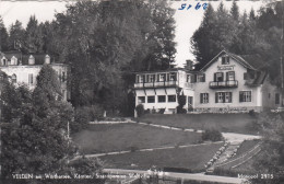 D7448) VELDEN Am Wörthersee - Kärnten - Strandpension WALDVILLA - Schöne Alte S/W AK - Velden