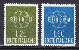 Italia 1959 Europa CEPT (**) MNH  Mi 1055-56 - M€0,50;  Y&T 804-05 - €1,30 - 1959