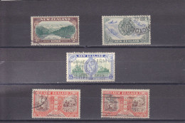 NEW ZEALAND - O / FINE CANCELLED - 1946 - VICTORY ISSUE - Yv. 272, 276, 277, 279 - Mi. 282, 286, 288, 289 - Oblitérés
