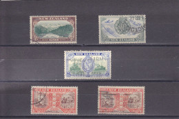 NEW ZEALAND - O / FINE CANCELLED - 1946 - VICTORY ISSUE - Yv. 272, 276, 277, 279 - Mi. 282, 286, 288, 289 - Gebraucht