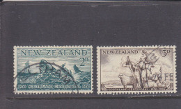 NEW ZEALAND - O / FINE CANCELLED - 1956 - SOUTHLAND, WHALE, CATTLE -  Yv. 349, 350   -  Mi. 360, 361 - Gebraucht