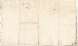 ANCIENNE LETTRE ETAT DE L'INFANTERIE DATE 1641 N°92 - Politicians  & Military