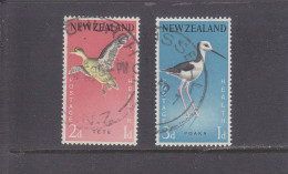 NEW ZEALAND - O / FINE CANCELLED - 1959 -  HEALTH  - TETE, POAKA BIRD - Yv. 379/80 - Mi. 386/7 - Oblitérés