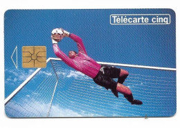 TELECARTE 5 UNITE  FOOTBALL 6/94   6000 EX - 5 Einheiten