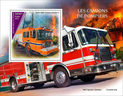 2023-04 - CHAD-  FIRE ENGINES        1V  MNH** - Camion