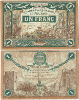 France - BILLET - Chambre De Commerce De FECAMP - UN FRANC - 1920 - JP.058.03 - 15-273 - Bons & Nécessité