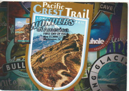 USA.Pacific Crest Trail.Sentier De Grande Randonnée 4240 Km(frontière Mexicaine à La Frontière Canadienne) 2 Photos - Maximum Cards