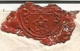 ANCIEN LETTRE AU TRESORIER BARTHOQUIN DUCHESSE DE BOUILLON AVEC CACHET DE CIRE DATE 1655 N°95 - Personnages Historiques