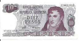 ARGENTINE 10 PESOS ND1976 UNC P 300 - Argentine