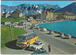 Suisse, Schweiz, St. Gotthard, Passhöhe 2108, Bus, Youngtimer, Mercedes, 1971,  Décrit, Gelaufen - Laufen-Uhwiesen 