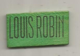 Jeton Publicitaire De Jeux De Bistrot , LOUIS ROBIN, 17, PONT L'ABBE D'ARNOULT, Petit Rectangle, Vert, 2 Scans - Andere & Zonder Classificatie