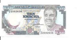 ZAMBIE 10 KWACHA ND1991 UNC P 31 B - Sambia