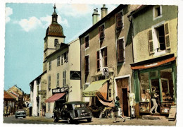 Port Sur Saone - La Grande Rue (animation, Maison De La Presse, Tourniquet Cartes Postales, Spar, Boulangerie, Traction) - Port-sur-Saône