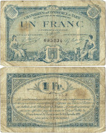 France - BILLET - Chambre De Commerce D'ALBI - UN FRANC - 1917 - JP.005.13 - 15-280 - Bonds & Basic Needs