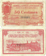 France - BILLET - Chambre De Commerce De MONTAUBAN - 50 Centimes - 1914 - JP.083.01 - 15-282 - Bons & Nécessité