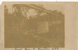 FOTOKAART  STEMPEL LEOPOLDVILLE    PONT KIN      2 SCANS - Kinshasa - Leopoldville