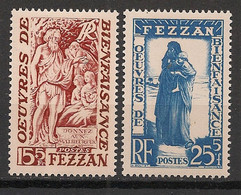 FEZZAN - 1950 - N°Yv. 54 à 55 - Série Complète - Neuf Luxe ** / MNH / Postfrisch - Ongebruikt