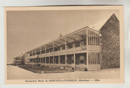 2 CPSM PLOEMEUR (Morbihan) - Sanatorium Marin De KERPAPE EN PLOEMEUR : Ollier, Pavillon Waquier - Plömeur