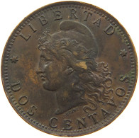 ARGENTINA 2 CENTAVOS 1889  #s077 0043 - Argentine