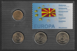Macedonia - World Coins FdC Set Wc1 - 1993 - Macedonia Del Norte