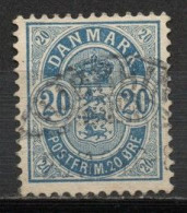 Danemark YT 37a Oblitéré - Used Stamps