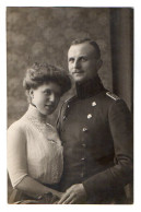 CPA 3478  - MILITARIA - Carte Photo Militaire - LADEK - ZDROJ / BAD LANDECK - Robert BOEX Officier Polonais ? Et Eva ? - Characters