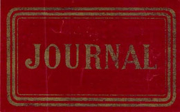 BUREAU VIEUX PAPIERS ETIQUETTES GOMMEE JOURNAL POUR LIVRE DE COMPTE 6 X 9 CM - Autres & Non Classés