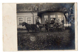 CPA 3479  - MILITARIA - Carte Photo Militaire - Attelage De Chevaux - Officiers Soldats Allemands / Soldaten - Personen