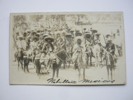 MEXICO , JUAREZ -  Fotokarte,Carte Photo - Révolution Mexicaine - E.Zapata , 1912 , Rare ! - Mexique