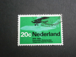Nederland 910 P Gestempeld - Abarten Und Kuriositäten