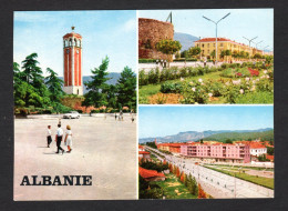 Albanie - ELBASANI - Différentes Vues Prise Du Centre De La Ville Et Une Partie De Remparts De La Vieille Citadelle - Albanie
