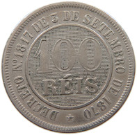 BRAZIL 100 REIS 1888 Pedro II. 1831 - 1889 #a034 0487 - Brésil