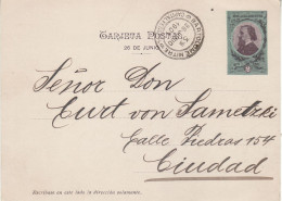 ARGENTINA 1901  POSTCARD SENT TO BUENOS AIRES - Storia Postale