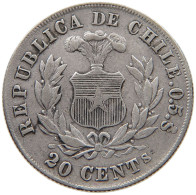 CHILE 20 CENTAVOS 1880  #t135 0191 - Chile