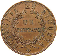 CHILE CENTAVO 1853  #t091 0217 - Chili